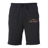 LSU Tigers Premium Fleece Shorts - Striped Tigers Football Laces