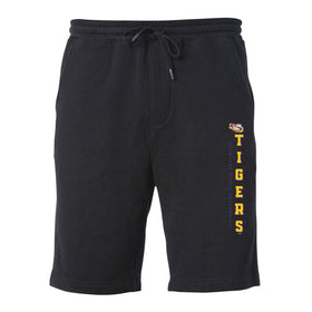 LSU Tigers Premium Fleece Shorts - Vertical Louisiana State University Tigers