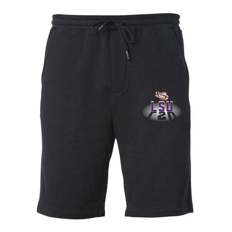 LSU Tigers Premium Fleece Shorts - Spotlight and Shadow LSU