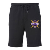LSU Tigers Premium Fleece Shorts - LSU Baseball Diamond