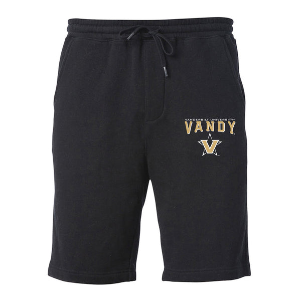 Vanderbilt Commodores Premium Fleece Shorts - Vandy with Primary Logo