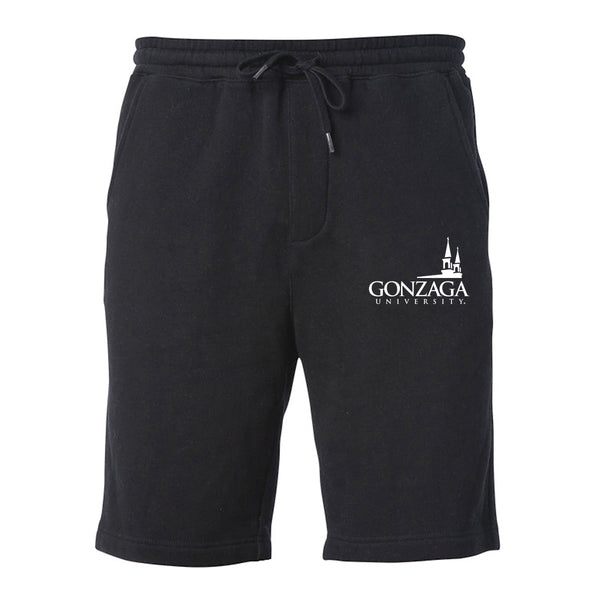 Gonzaga Bulldogs Premium Fleece Shorts - Gonzaga Spires