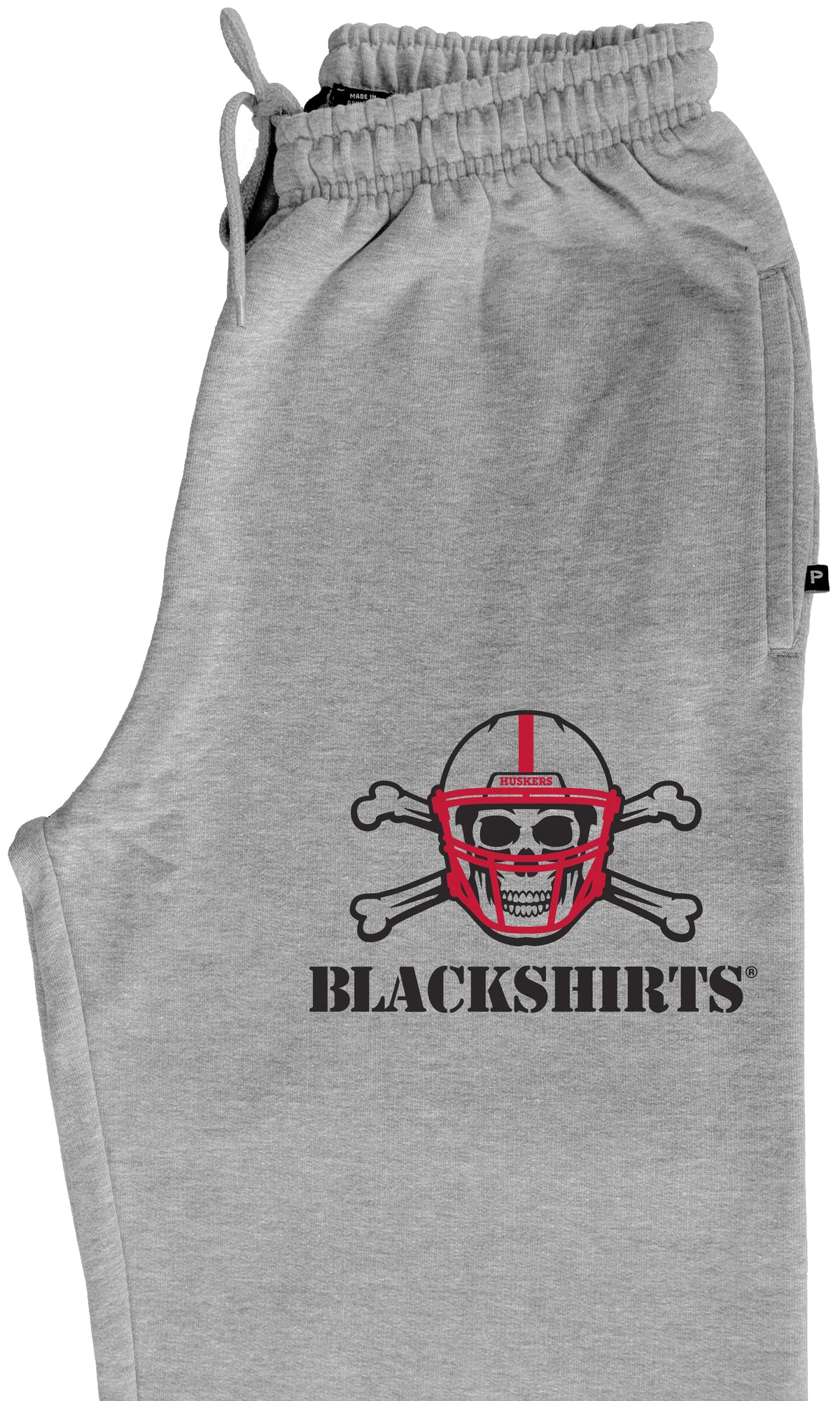 Nebraska Huskers Premium Fleece Sweatpants - NEW Official Blackshirts Logo