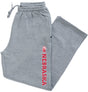Nebraska Huskers Premium Fleece Sweatpants - Vertical Nebraska Herbie Husker