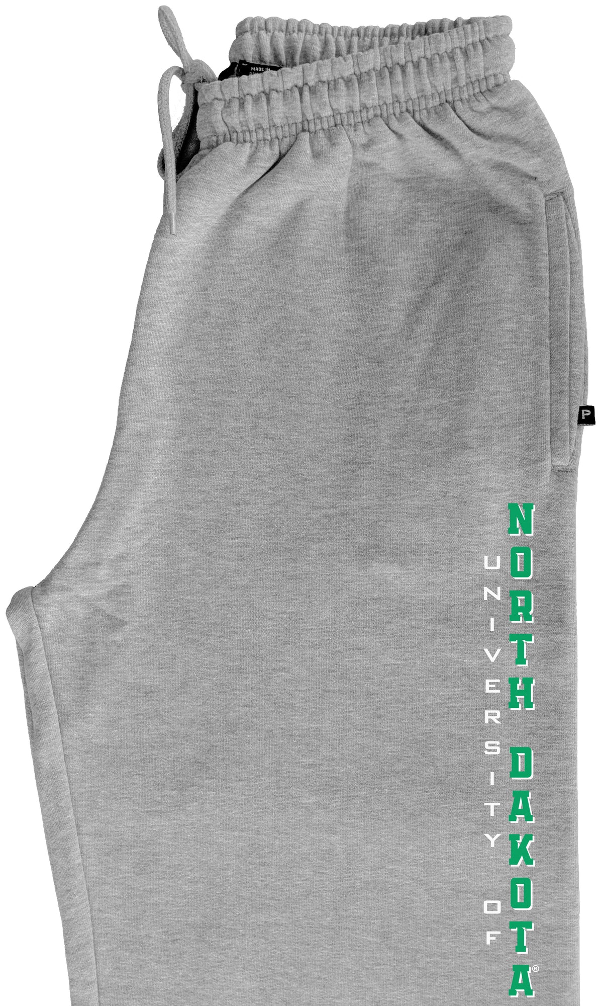 North Dakota Fighting Hawks Premium Fleece Sweatpants - Vertical University of North Dakota