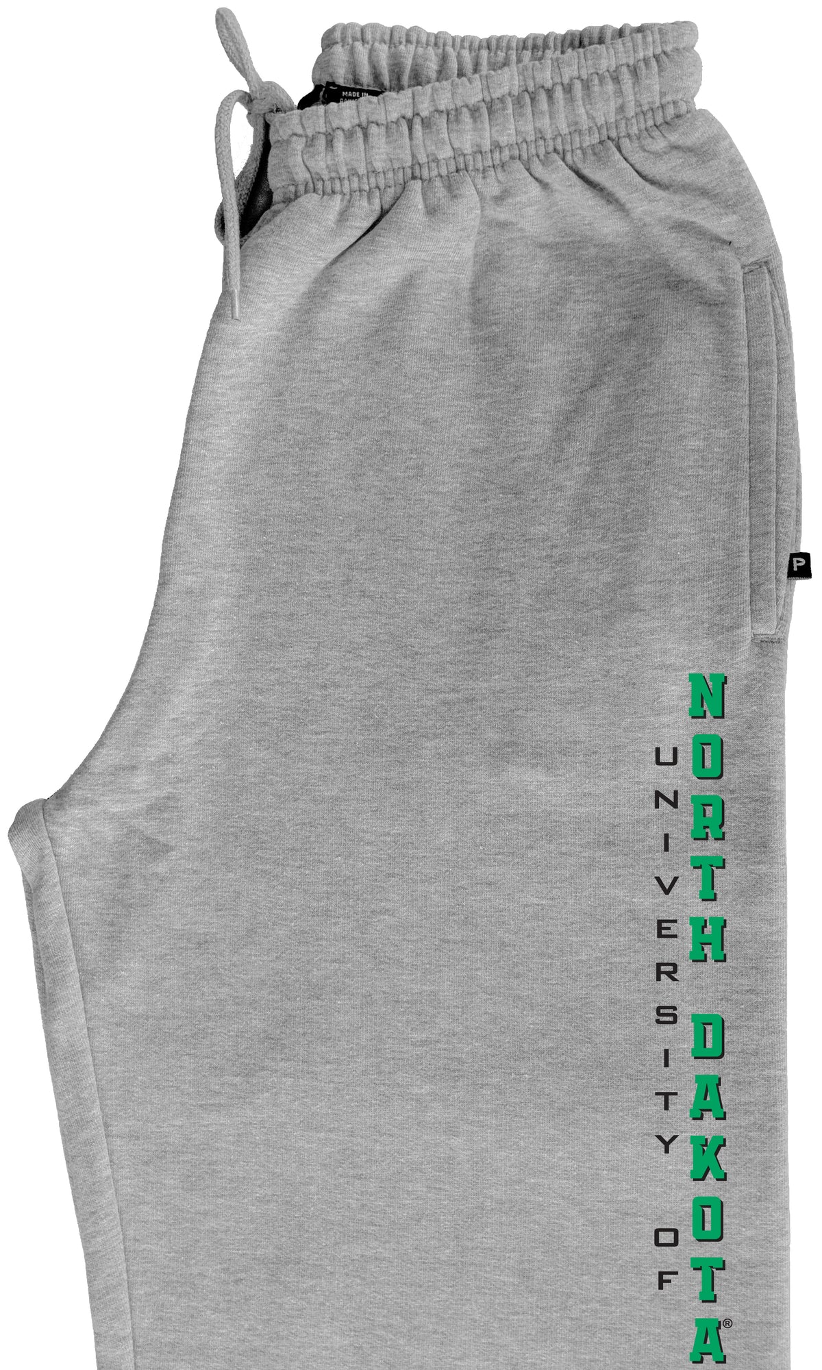 North Dakota Fighting Hawks Premium Fleece Sweatpants - Vertical University of North Dakota