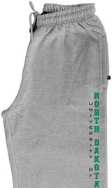 North Dakota Fighting Hawks Premium Fleece Sweatpants - Vertical University of North Dakota