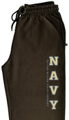 Navy Midshipmen Premium Fleece Sweatpants - USNA Vertical Navy
