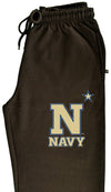 Navy Midshipmen Premium Fleece Sweatpants - US Naval Academy Star Logo