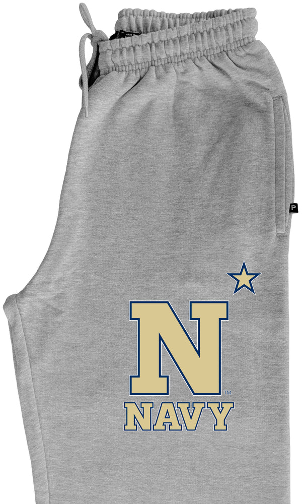 Navy Midshipmen Premium Fleece Sweatpants - US Naval Academy Star Logo