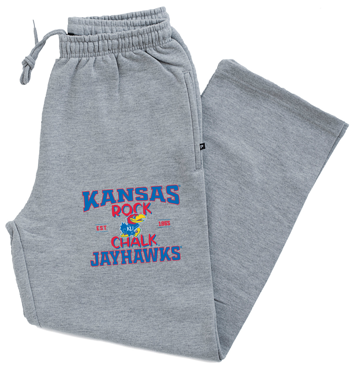 Kansas Jayhawks Premium Fleece Sweatpants - Rock Chalk Jayhawks