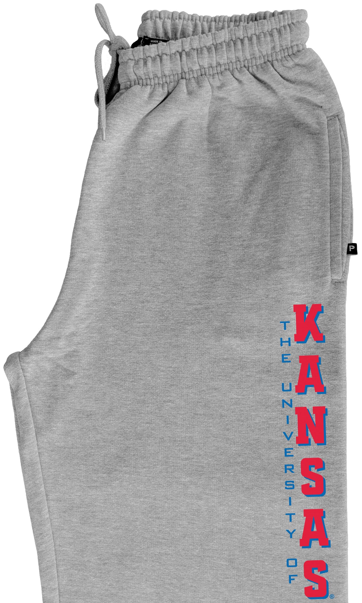 Kansas Jayhawks Premium Fleece Sweatpants - Vertical University of Kansas