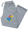 Kansas Jayhawks Premium Fleece Sweatpants - Lone Kansas Jayhawk