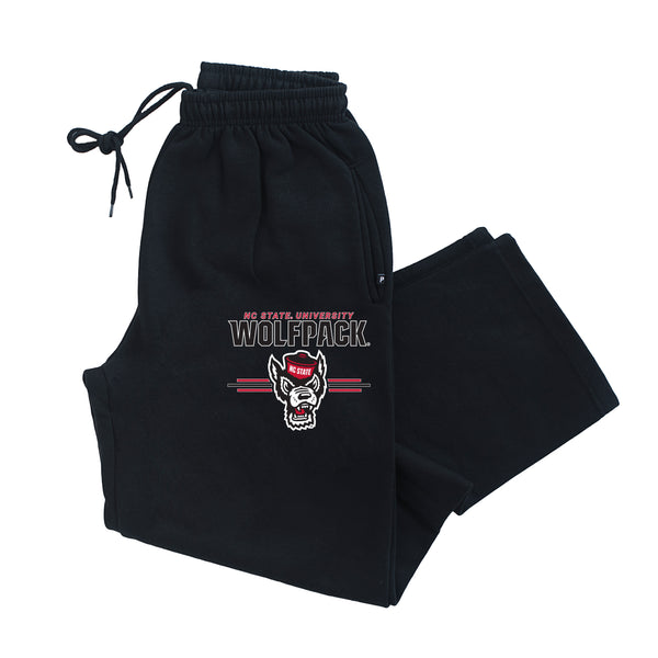 North Carolina State Wolfpack Premium Fleece Sweatpants - 3-Stripe Primary Logo