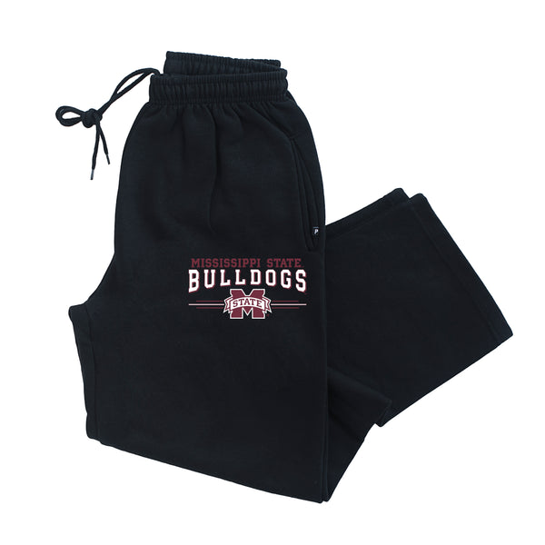 Mississippi State Bulldogs Premium Fleece Sweatpants - MSU Bulldogs 3-Stripe