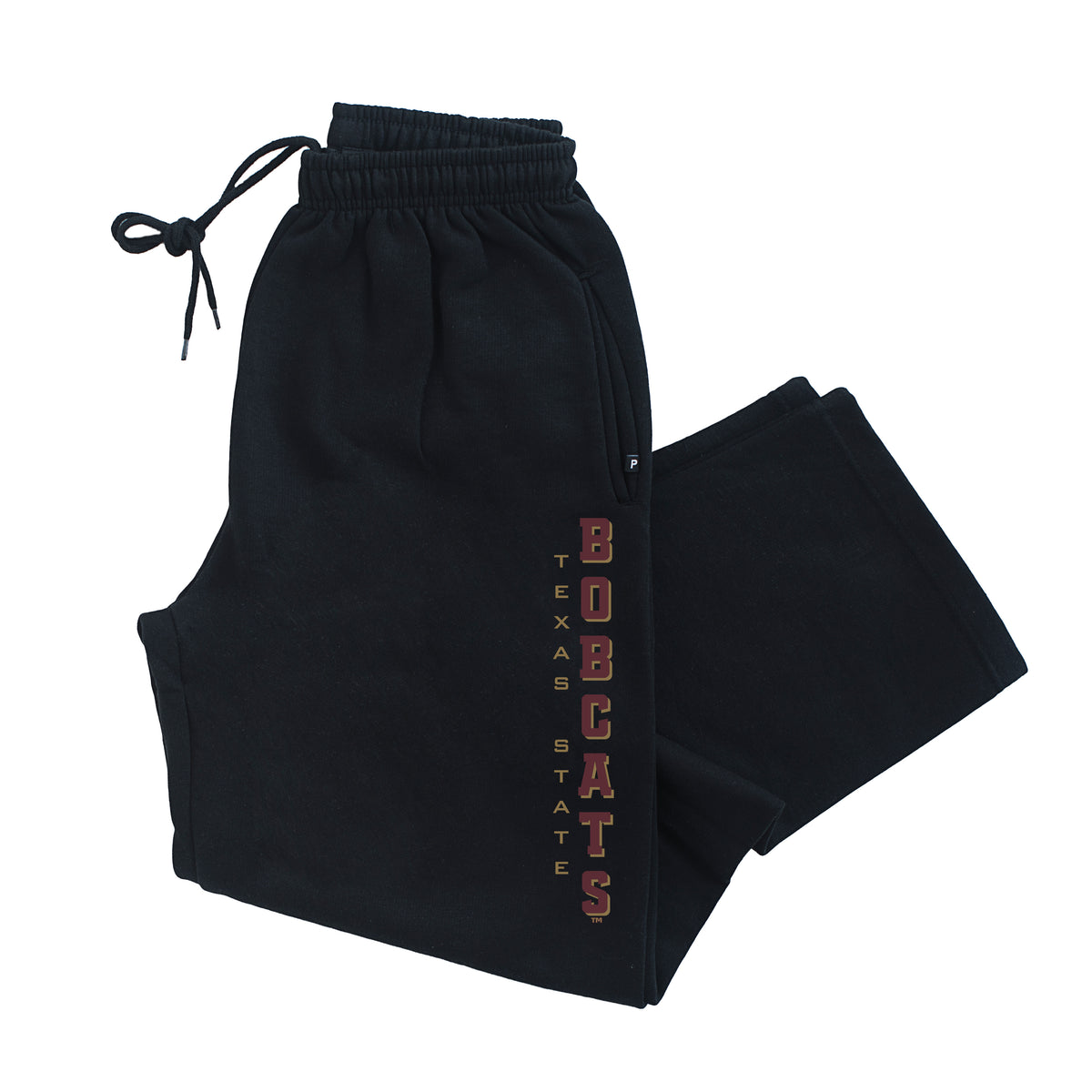 Texas State Bobcats Premium Fleece Sweatpants - Vertical Texas State Bobcats