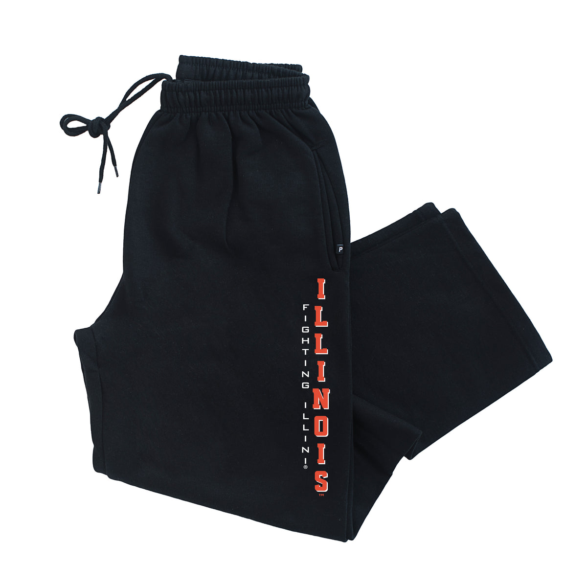 Illinois Fighting Illini Premium Fleece Sweatpants - Vertical Illinois Fighting Illini