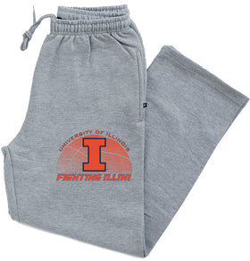 Illinois Fighting Illini Premium Fleece Sweatpants - University of Illinois Basketball