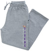 LSU Tigers Premium Fleece Sweatpants - Vertical Louisiana State University Tigers