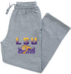 LSU Tigers Premium Fleece Sweatpants - LSU Tiger Stadium Full Color Fade