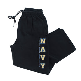 Navy Midshipmen Premium Fleece Sweatpants - USNA Vertical Navy