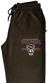 North Carolina State Wolfpack Premium Fleece Sweatpants - 3-Stripe Primary Logo