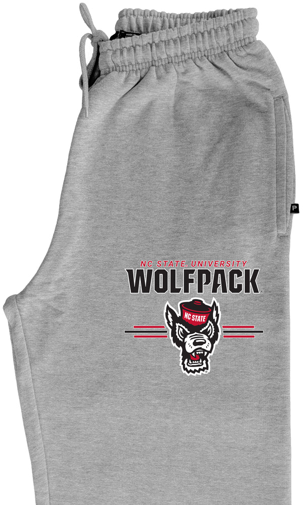 North Carolina State Wolfpack Premium Fleece Sweatpants - 3-Stripe Primary Logo