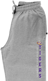 LSU Tigers Premium Fleece Sweatpants - Vertical Louisiana State University Tigers