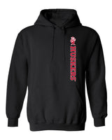 Nebraska Huskers Hooded Sweatshirt - Vertical Huskers Herbie Husker