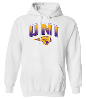 Northern Iowa Panthers Hooded Sweatshirt - UNI Full Color Fade Primary Logo