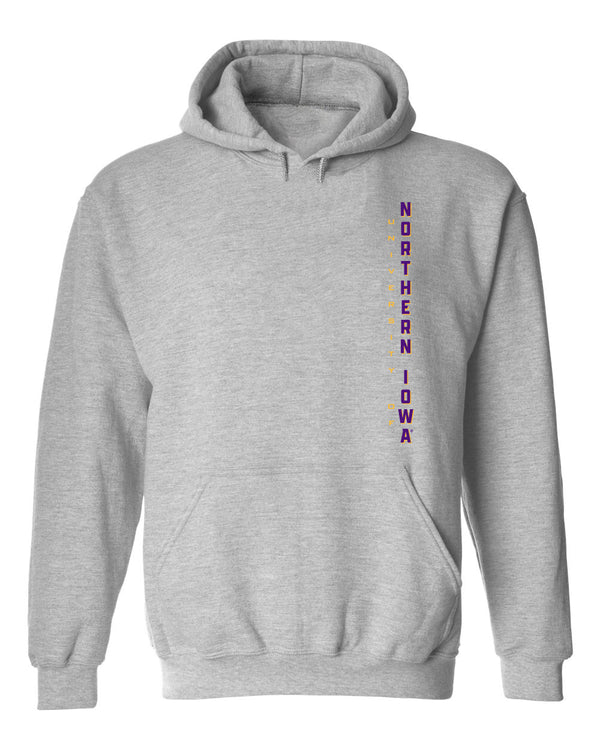 Northern Iowa Panthers Hooded Sweatshirt - Vertical University of Northern Iowa