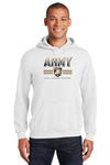 Army Black Knights Hooded Sweatshirt - Army Full Color Fade Primary Logo