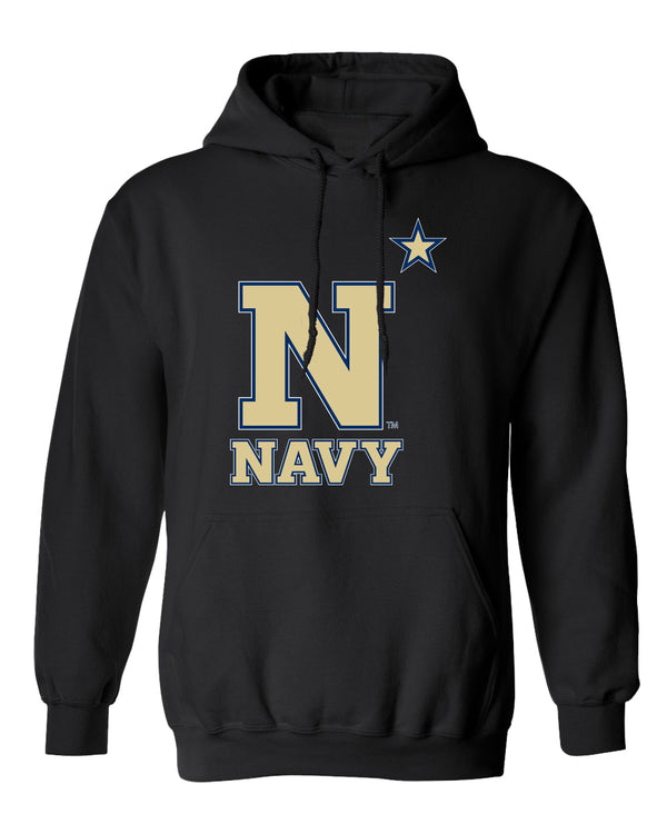 Navy Midshipmen Hooded Sweatshirt - US Naval Academy Star Logo