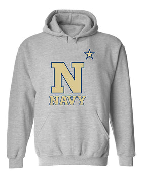 Navy Midshipmen Hooded Sweatshirt - US Naval Academy Star Logo