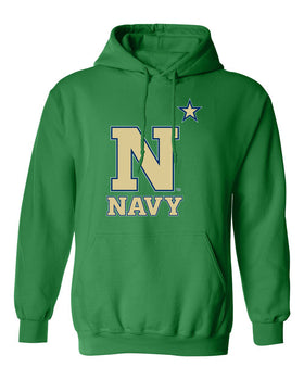 Navy Midshipmen Hooded Sweatshirt - US Naval Academy Star Logo