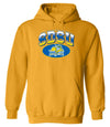 South Dakota State Jackrabbits Hooded Sweatshirt - SDSU Full Color Fade Plus Primary Logo