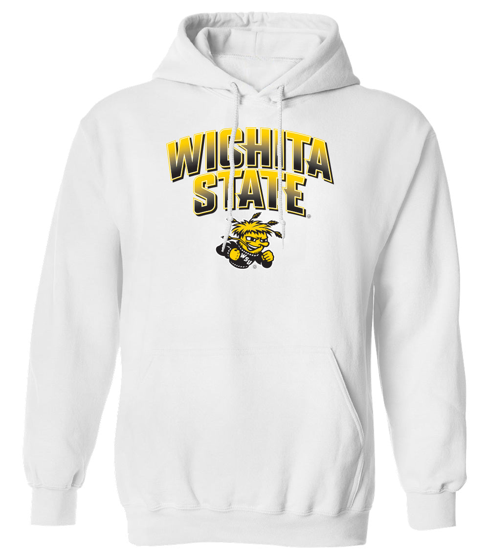 Wichita State Shockers Hooded Sweatshirt - Wichita State Full Color Fade
