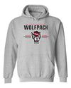North Carolina State Wolfpack Hooded Sweatshirt - 3-Stripe Primary Logo