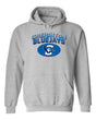 Creighton Bluejays Hooded Sweatshirt - Full Color Fade Primary Logo Oval