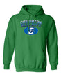Creighton Bluejays Hooded Sweatshirt - Full Color Fade Primary Logo Oval