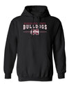 Mississippi State Bulldogs Hooded Sweatshirt - MSU Bulldogs 3-Stripe