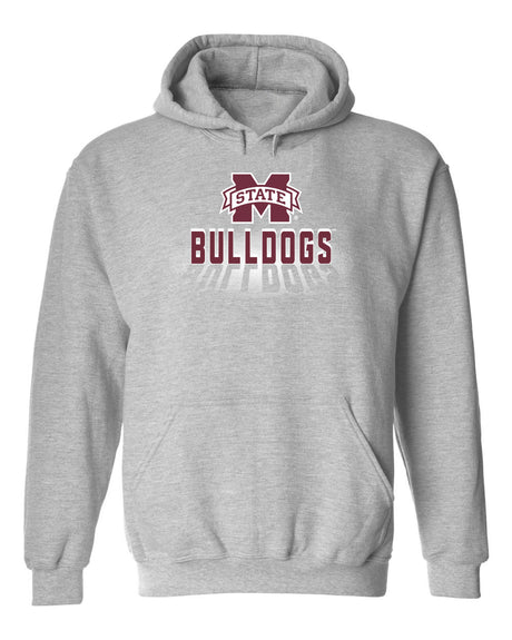 Mississippi State Bulldogs Hooded Sweatshirt - Bulldogs Spotlight and Shadow