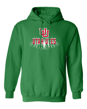 Utah Utes Hooded Sweatshirt - Spotlight Shadow Utah Utes