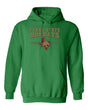 Texas State Bobcats Hooded Sweatshirt - 3 Stripe State Outline Logo