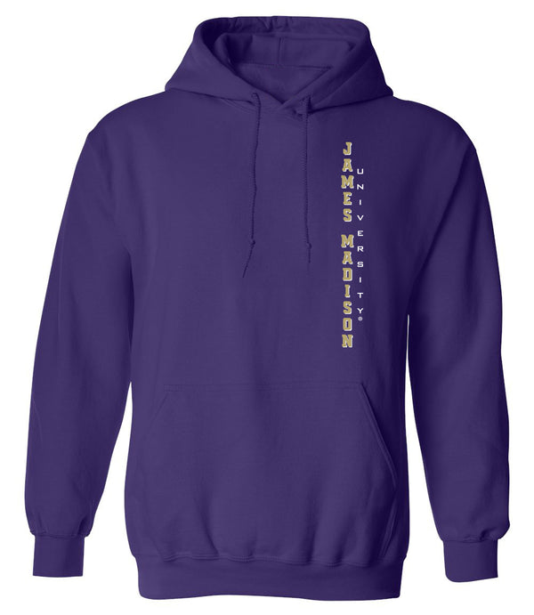 James Madison Dukes Hooded Sweatshirt - Vertical James Madison University