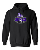 James Madison Dukes Hooded Sweatshirt - Spotlight and Shadow Dukes