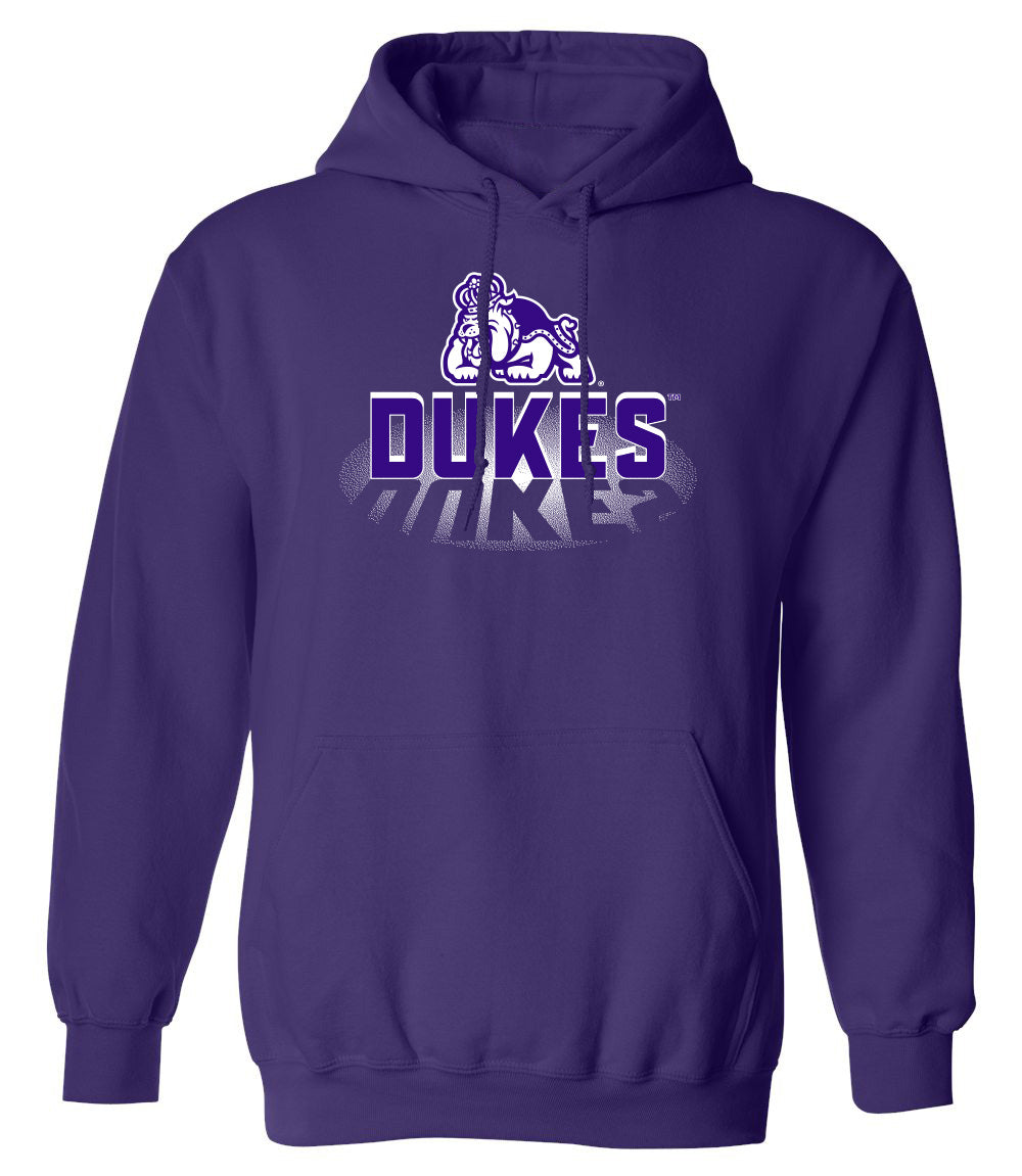 James Madison Dukes Hooded Sweatshirt - Spotlight and Shadow Dukes