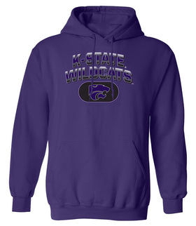 K-State Wildcats Hooded Sweatshirt - Full Color K-State Wildcats Fade