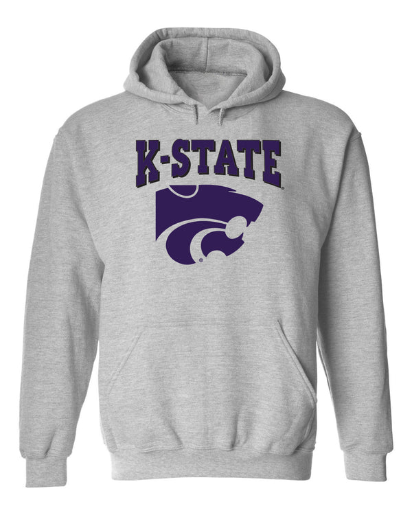 K-State Wildcats Hooded Sweatshirt - Kansas State Powercat Logo