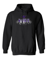 K-State Wildcats Hooded Sweatshirt - Spotlight and Shadow K-State